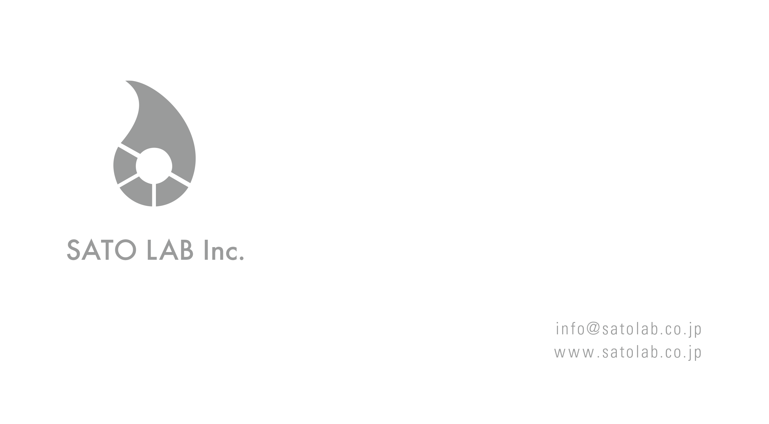 SATO LAB Inc. info@satolab.co.jp www.satolab.co.jp